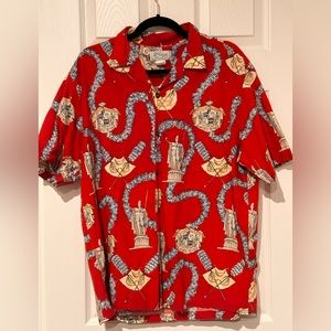 Vintage Kole Kole Hawaiian Shirt Men's L Red